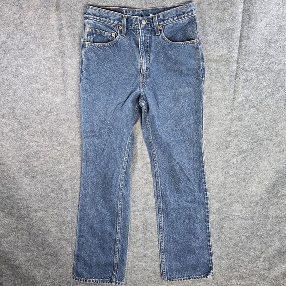 Levis 517 Jeans Mens 29x32 Blue Boot Cut Denim Made Colombia 100% Cotton Vintage - Picture 1 of 9